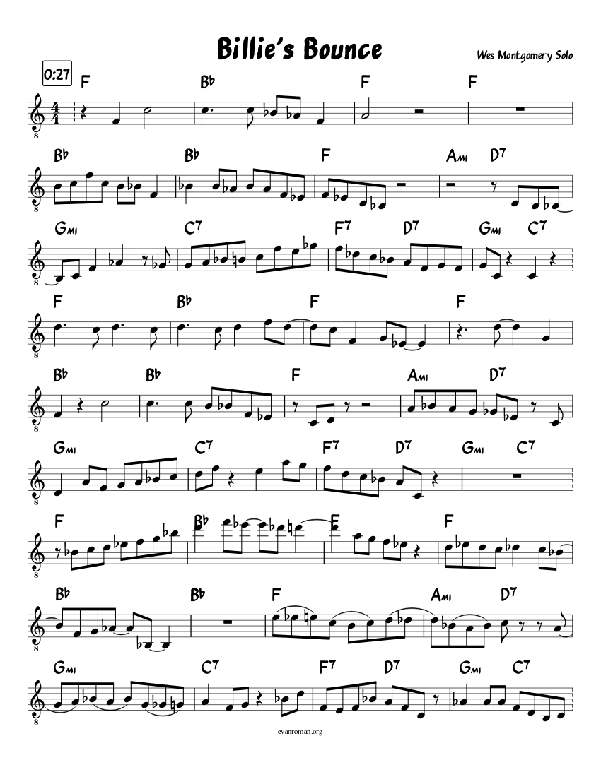 wes montgomery transcription